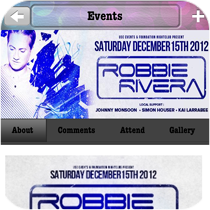 events tab