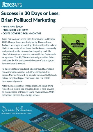 Bizness Apps Success Story- Poillucci