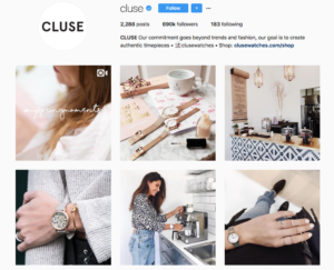 Cluse instagram